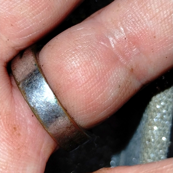 Exquisite faux vintage Ruby and silver ring size 7 - Picture 2 of 2